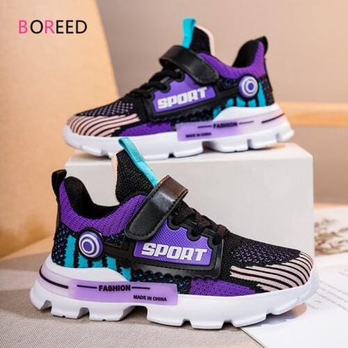 2021 Summer Sneakers Girls Shoes Breathable Mesh Kids Sports Shoes For Girls Fashion Comfortable Children Shoes Chaussure Enfant