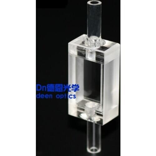 5/10mm Two-pass Light Quartz Flow Cell Cuvette Melting