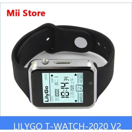 LILYGO TTGO T-Watch-2020 V2 ESP32 Main Chip 1.54 Inch Touch Screen GPS IPS Capacitive WIFI Wearable Environmental Interaction