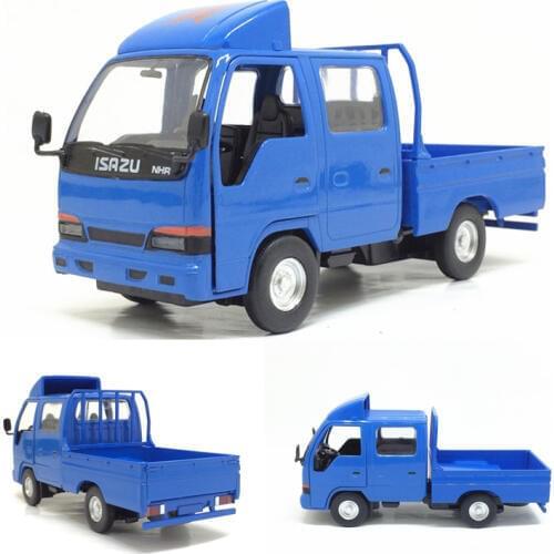 1:32 metal engineering vehicles alloy pull back Isazu NHR pickup truck music flashing toy vehicles kids toys free shipping