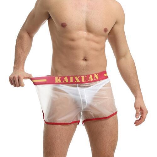 Sexy Transparent Swimwear Men Swimming Shorts for Men Swim Truns Quick Dry Beach Shorts Boxers Bathing Swimsuits Maillot De Bain