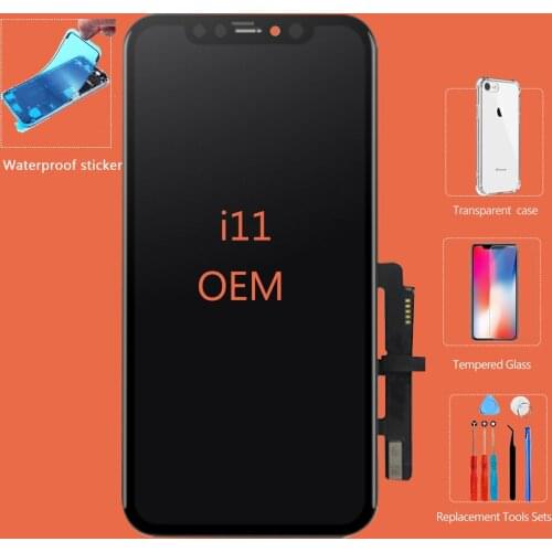 Original LCD For iPhone 11 LCD Display Phone Screen Digitizer For iPhone 11/Pro/ Pro Max LCD For iPhone X i11 OEM LCD Assembly