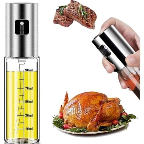 Olive Oil Sprayer for Cooking Oil Sprayer Bottle for Baking Salad BBQ Kitchen Baking Roast Tools Gravy Boats Grill Sprayer