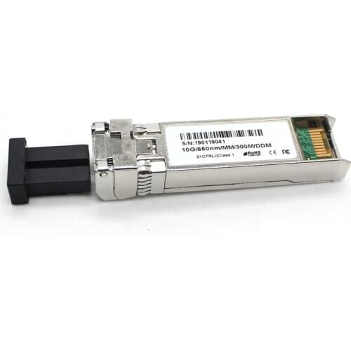10G SFP Module Multimode 300m DDM MM Duplex SFP+ Transceiver LC Optical Connector SFP-10G-SR Compatible For Cisco Mikrotik