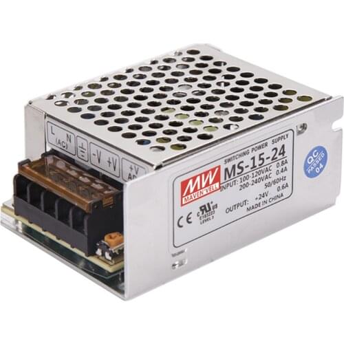 15W Small Power Single Switching PowerSupply MS-15W- 5V 12V 15V 24V Source Adapter For Led Strip