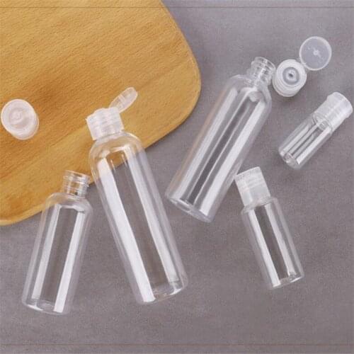 5Pcs Portable Travel Bottle 10ml 30ml 50ml 100ml Plastic Refillable Bottles Sub Bottle Shampoo Cosmetic Lotion Container