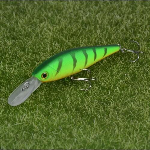 Minnow Fishing Lure 10cm 10g Floating Artificial Hard Bait Bass wobbler Lures Crankbait Pike Treble Hooks tackle