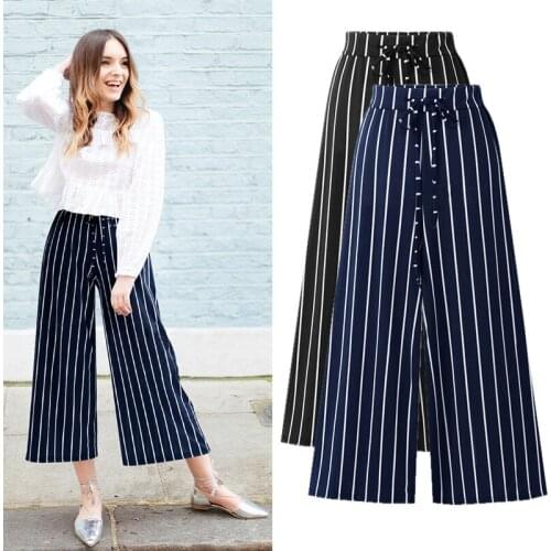 Summer Wide Leg Pants Women Pants High Waist Loose Straight Ankle-Length Pants Women Milk Silk Pants Large Size 6XL