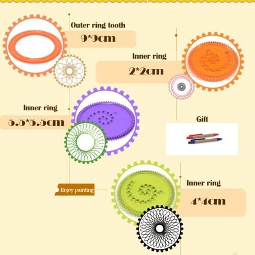 Children Wan Huachi creative painting set kindergarten baby toy drawing template 3-6 years old toys for children toys for girls