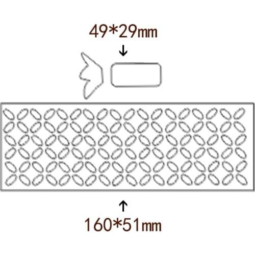 DIY Rectangle hollow Frames for Scrapbook Album Greeting Card Metal Cutting Dies Embossing Paper Craft Creative Stamps Dies New