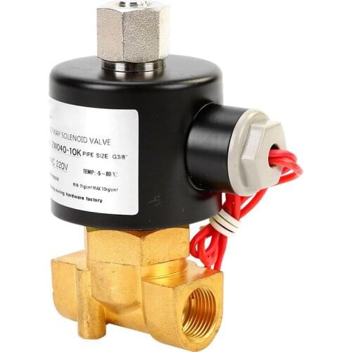 3/8" Solenoid Valve Water DN10 Normally Open Solenoid Valve 24V 12V 220V 110V