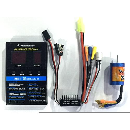 EZrun Combo A1 A2 EZRUN-2030 12T/18T 7800KV 5200KV Brushless Motor +18A ESC + Card EZRUN Combo for 1/18 Car