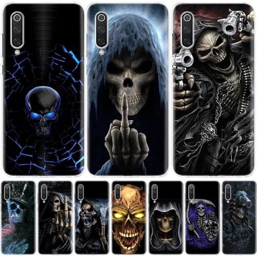 Grim Reaper Skull Skeleton Cover Phone Case For Xiaomi Mi Note 10 11 9 8 10T 9T CC9 5X 6X Pocophone F1 X3 F2 Pro Lite A1 A2 A3 C