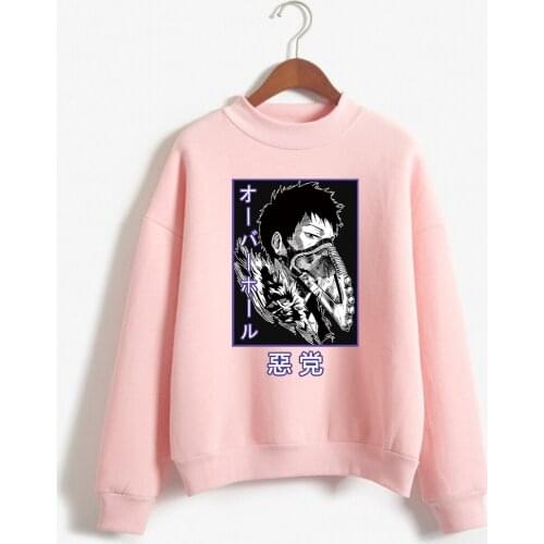 Harajuku My Hero Academia Hoodie Overhaul Pritned Anime Sweatshirt Unisex Streetswear Hoodie Tops Female