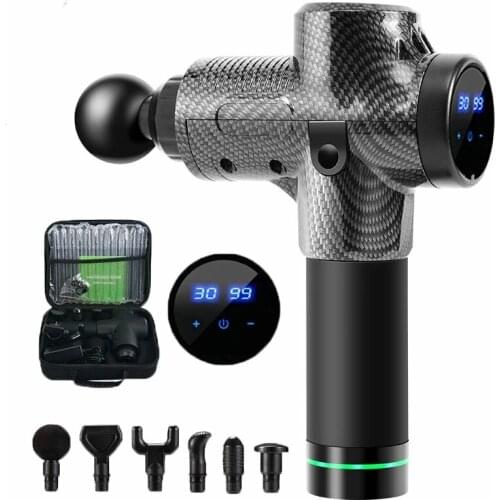 Syeosye Massage Gun Deep Muscle Massager Fascial Gun Muscle Pain Body Neck Massage Exercising Relaxation Slimming Shaping