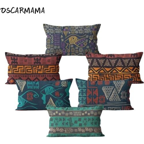 Modern India European Egypt Abstract Textured Navy Blue Cushion Cover Fabric Free Shipping Pillow Case Compact Protector Zipper