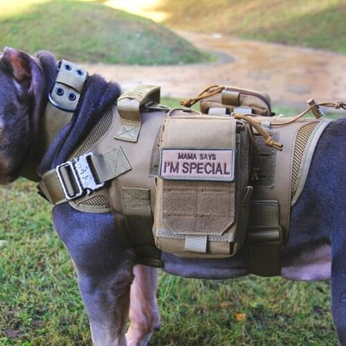 Dog Collar Strap Tactical Training Dogs Harness Vest New Laser Cobra Clothing Braces For Special Police Dogs Outdoor Equipment