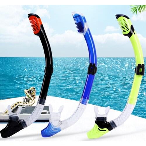 2021 Summer Diving Dry Snorkel Professional Swimming Diving Breathing Tube Hose Dry Underwater Snorkeling Diving Equipment