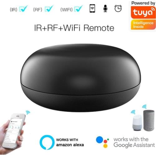 WiFi IR Control Hub Smart Home RF+IR Infrared Wireless Remote Control Via Smart Life Tuya APP Work With Alexa Google Home