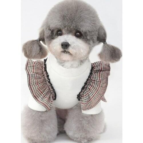 Winter Cat Dog Dress Puppy Small Dog Clothing Pomeranian Yorkshire Shih Tzu Maltese Bichon Poodle Schnauzer Clothes Skirt Outfit