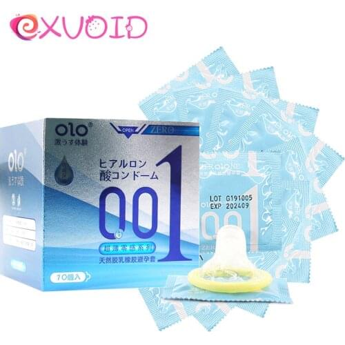 EXVOID Extra Lubricated 10 PCS 001 Condom Natural Latex Condom for Men Penis Cock Sleeve Large Oil Ultra Thin Sex Toy for Men