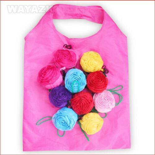 100 pieces/lot reusable foldable shopping bag for kid girl