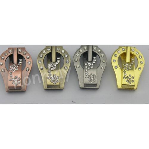 5 Colors--10Sets 10.0x2.0mm L&N Free Magnetic Clasps W Clear 888 Clear Rhinestones--CLP1105