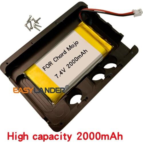 EASYLANDER Rechargeable 2000mAh 7.4v Battery For Chord MOJO Accumulator AKKU External Decoder [Sound card]