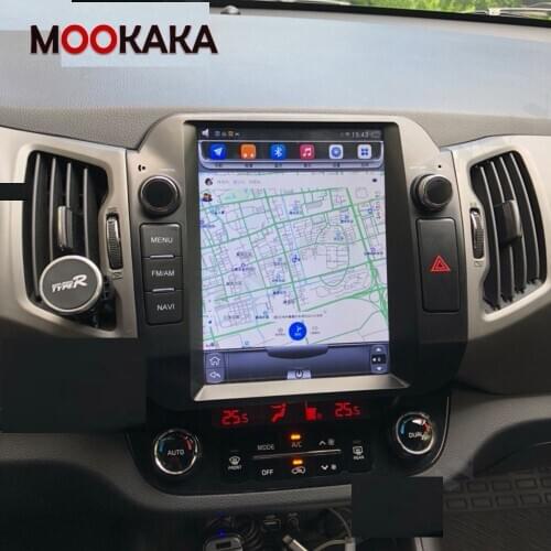 Tesla Style Android 9.0 Car Multimedia Player For KIA Sportage 2016 2017 2018 Car GPS Audio Radio Stereo Big screen BT Head Unit