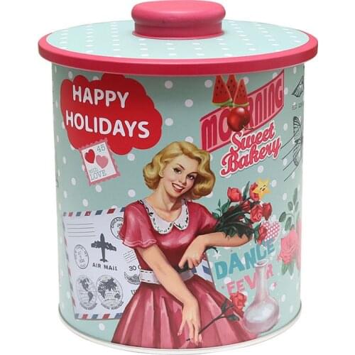 Nordic Multiple Tin Sealed Cans Storage Jar Modern Art Ornaments Home Decoration Accessories Tea Coffee Multigrain Candy Jar