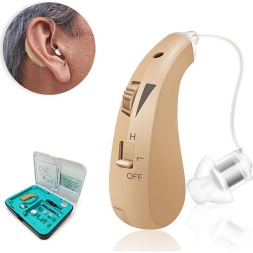 Wireless Hearing Aid RIC Invisible Digital Sound Amplifier Ear Care for Elderly Moderate to Severe Loss Deafness Hearing Aids