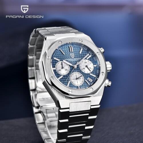 2021 Pagani Design Fashion Simple Mens Quartz Watch 40mm Sapphire Glass Stainless Steel Waterproof Luminous Watch Reloj Hombre