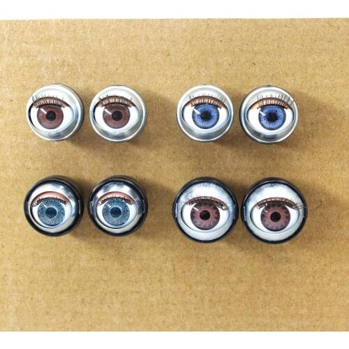 New 22mm/25mm 3D Wink eyes safety Puppet Toy Plush Toy Color Doll Eyes for 19 Inch Princess Birthday Gift Fashion Present doll