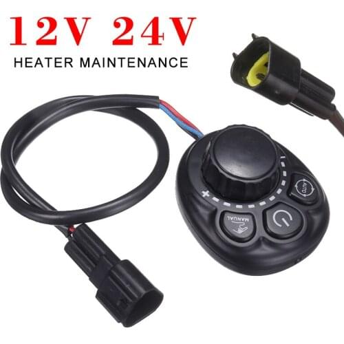 1pc 12-24V Car Parking Heater Controller Switch Knob Time Setting Track Air Diesel Heater Start Or Stop At Certain Time Parts
