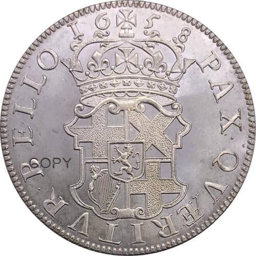 Replica 1658 Great Britain 1/2 British Crown Copy Coins