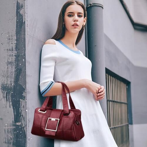 2021 New High Quality Leather Handbags Crossbody Bags For Women Feminina Tote Shoulder Bags Main Women Bag Over Shoulder