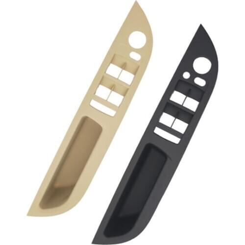 New Arrival Car Interior Inner Door Handle Panel Trim Cover For BMW E60 E61 5 Series 520 525 528 2008 2009 2010 Auto Accessories