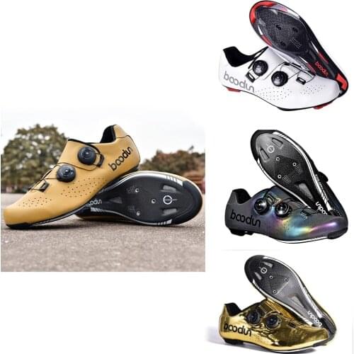 New style boodun multicolor Men Women Rotating Buckle Cycling Shoes Road Trek Bike Shoes Freestyle Bicycle Footwear Sneakers