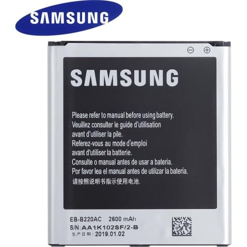 Samsung Original Replacement Battery EB-B220AC For Galaxy Grand 2 G7102 G710 G7105 G7106 G7108 G7109 Phone Battery 2600mAh