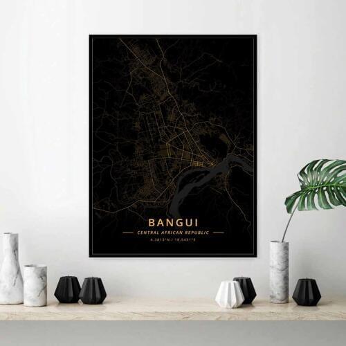 Bangui Central African Rep Poster