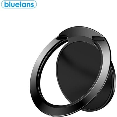 Mobile Phone Back Luxury Metal 360 Degree Rotating Finger Ring Anti-Fall Mobile Phone Video Playback Stands For Phones Tablets
