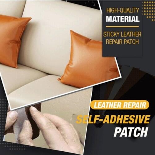 Self Adhesive Leather Repair Patch Stick-on No Ironing Sofa Repairing Subsidies PU Leather Stickers Patches Scrapbook