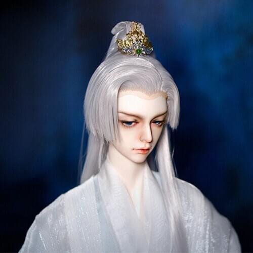 Top Quality 1/3 Bjd Wig High Temperature Lovely Hair With Ponytail SD DD MDD For Doll Accessories