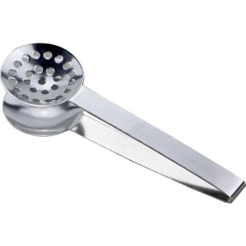 Tea Bag Squeezer Stainless Steel Teabag Tongs Holder Strainer Clip Spoon for Gripping Ice Cubes Suger Loose Leaf