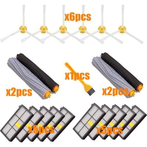 Sweeping robot Accessories HEPA Filters for iRobot Roomba 800 900 Series 870 880 980 Replacements Parts Spare Brushes Kit