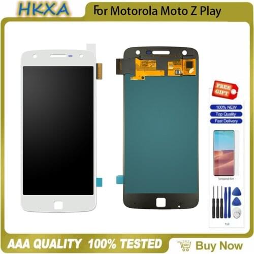 5.5" AMOLED LCD Display For Motorola Moto Z Play XT1635 XT1635-01 XT1635-02 LCD Screen Touch Digitizer Assembly For Moto Z Play