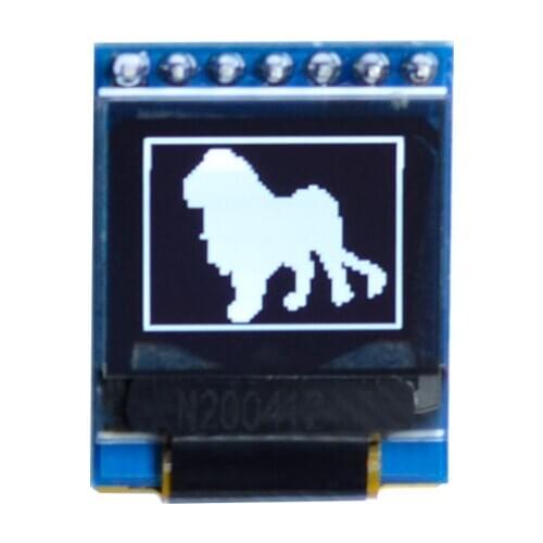 0.66 inch OLED display 64*48 LCD module SPI interface sd1306 driver white/blue