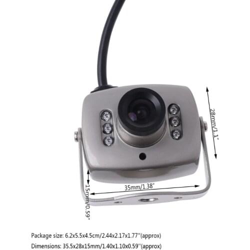 2021 New CCTV IR Wired Mini Camera Security Color Night Vision Infrared Video Recorder