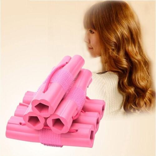 DIY Wavy Hair Curler 6pcs Magic Foam Sponge Curler Travel Home Use Soft Hair Curler Rollers Styling Tools