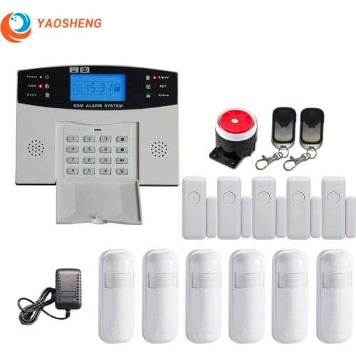 Wired Wireless Gsm Security Alarm System With Automation Intercom Remote Control Autodial Ios Android Smart Home Alarm Kit Hub